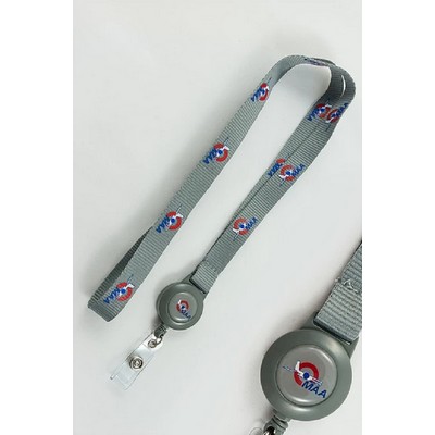 3/5" Retractable Badge Reel Lanyard