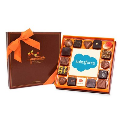 16pc Chocolate Box w/Logo Plaque