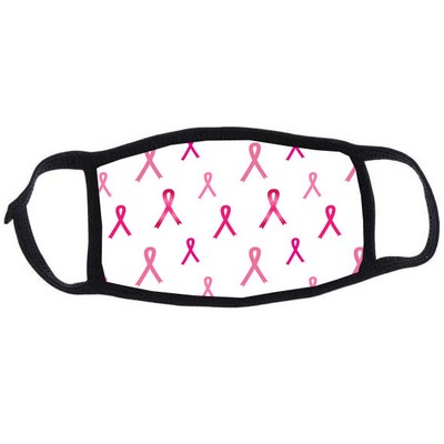 Breast Cancer Awareness Full Color Cotton Face Masks