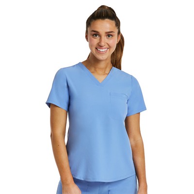 Maevn Matrix Impulse Women's V-Neck Tuck-In Scrub Top