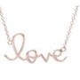 Jilco Inc. Rose Gold Love Necklace