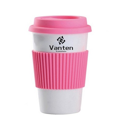 Ceramic Cup w/Silicone Sleeve