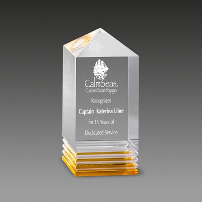 Crystal Cut Pillar Award™ (2¾"x6"x2¾")