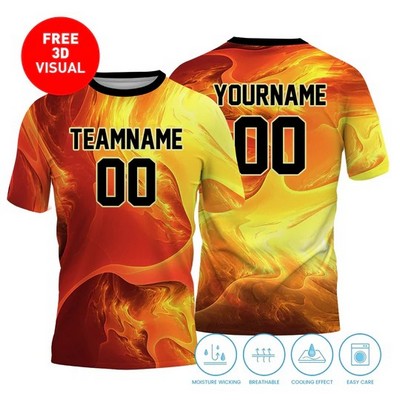 150 GSM Mesh Short Sleeve Crew Neck Jersey