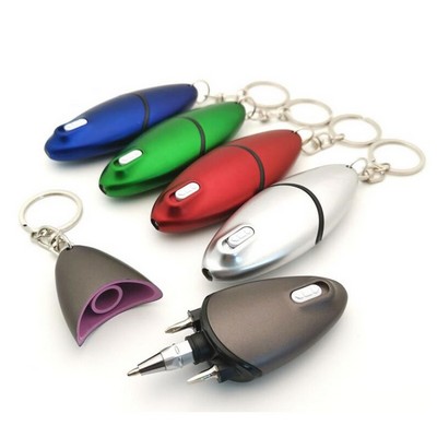 4 in 1 LED Keychain