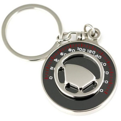 Round Steering Wheel Keychain