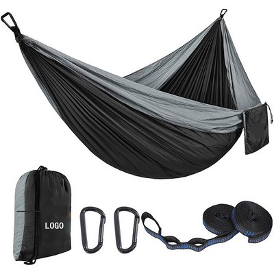 Hammock Camping & Single with Tree Straps Indoor Outdoor Backpacking Survival & Travel