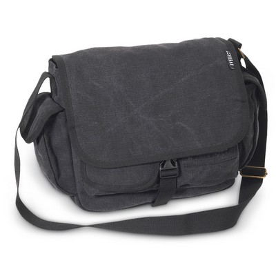 Everest Canvas Messenger, Small, Black