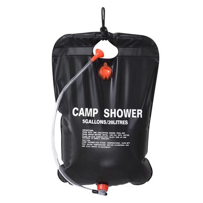 5 Gallons Solar Powered Camping Shower Bag