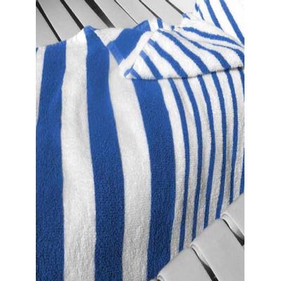 2-Ply Yellow Tropical Stripe Pool Towels (30"x60")