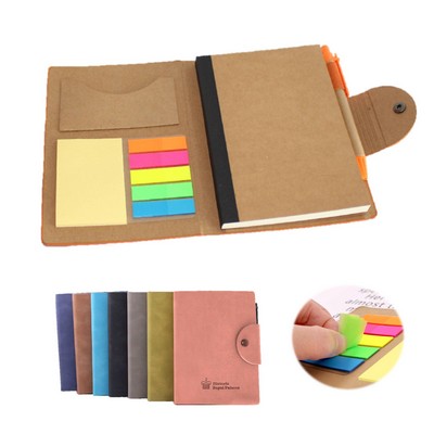 Snap Sticky Notes Kraft Paper Notebook