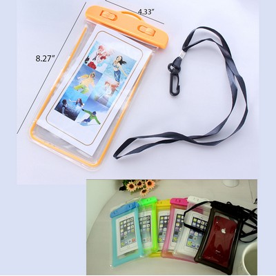 Waterproof Cell Phone Pouch Case with Neck Lanyard