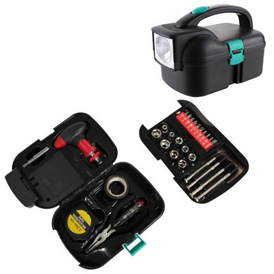 Tool Set With Flashlight