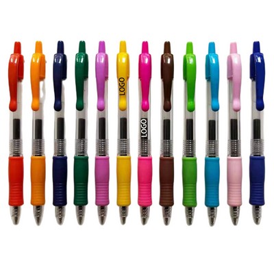 Plastic Plunger Action Ballpoint Pen