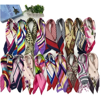 Premium Satin Silk Small Square Scarf