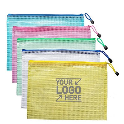 A4 Zipper Mesh Pouch