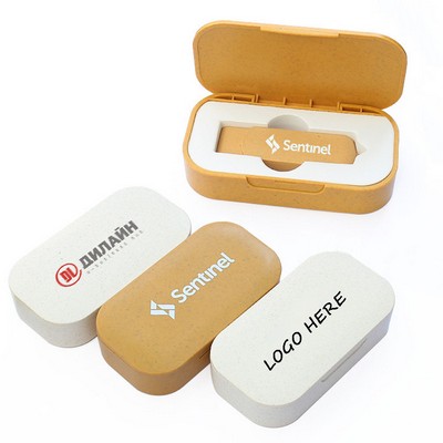 Eco Friendly Wheat Straw Flash Drive 8GB