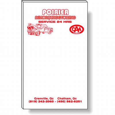 50 Page Magnetic Note-Pads with 1 Custom Color Imprint (3"x5")