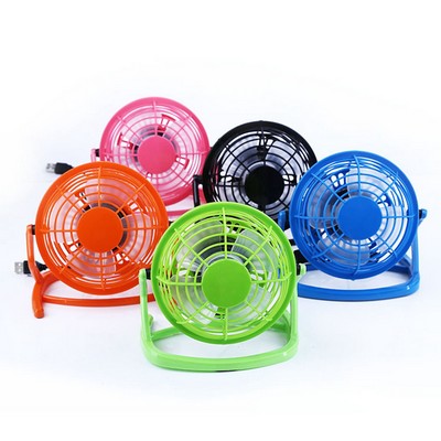 4 Inch Plastic USB Mini Table Fan