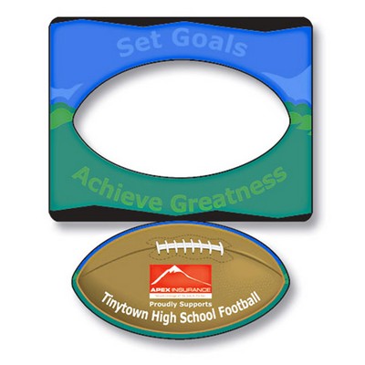 Magnet - Picture Frame Football Punch (3.5x4.5) - 20 mil