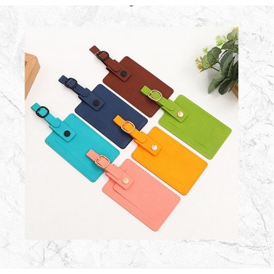 PU Leather Luggage Tag