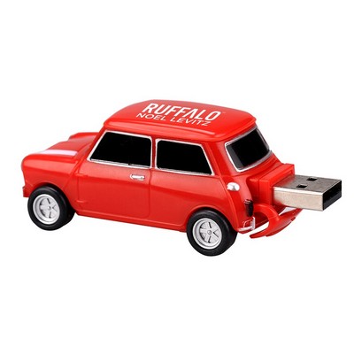 UK Car Shape USB Flash Drive - RED-16G