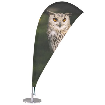 Double Sided Table Top Teardrop Style Feather Flag