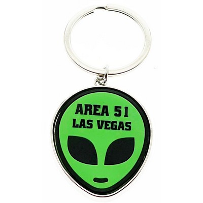 Alien Key Tag w/PVC Patch