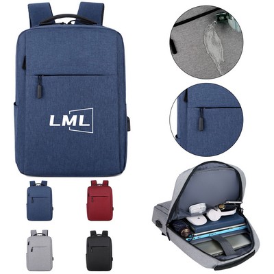 Laptap Backpack with USB Charging Port