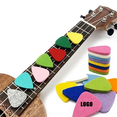 Multi-color Felt Picks For Guitar