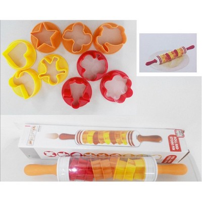 Rolling Pin and Cookie Cutter Set