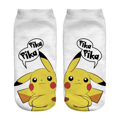 Pokemon Low Cut Short Socks Pika