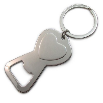 Heart Bottle Opener Keychain