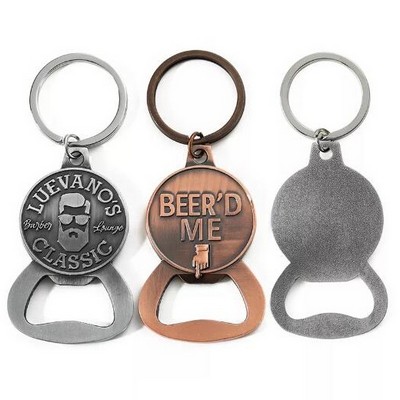 Custom Shape Bottle Opener Keychain