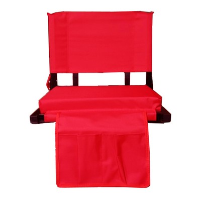 Mannitok Heavy Duty Stadium Seat, Red