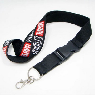 5/8 Woven Lanyard with Buckle Release