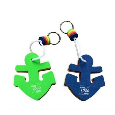 Floating Anchor Keychain