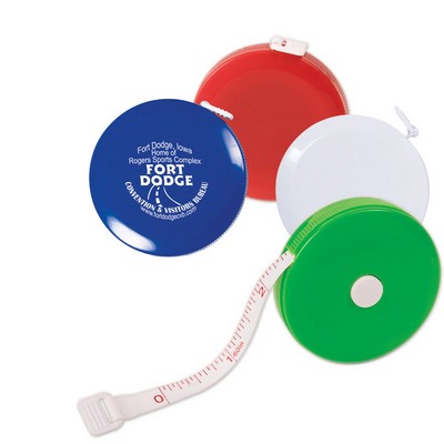 Retractable 5 ft. Circular Tape Measure in Yellow