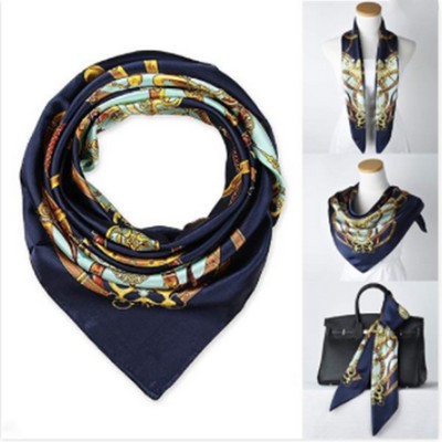 35" Ladies Satin Square Silk Scarf/Sublimation