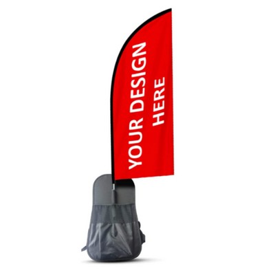 Custom Blade Flag Banner Backpack