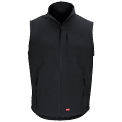 Red Kap™ Men's Deluxe Soft Shell Vest - Black