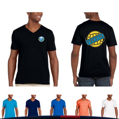 Gildan® 100% Cotton V-Neck T-shirts