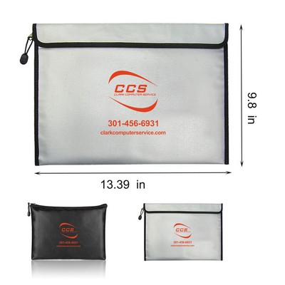 Portable Fire Resistant Cash Bag