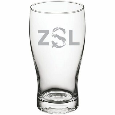 Deep Etched or Laser Engraved Acopa 20 oz. Pub Glass