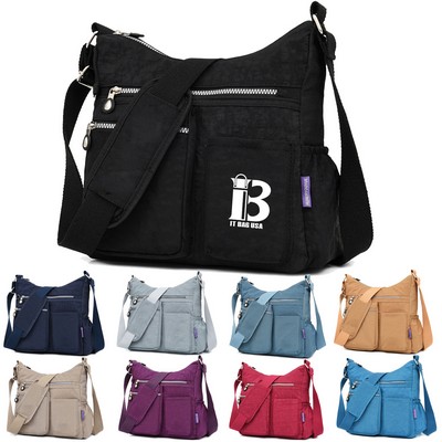 Crossbody Bag with Theft RFID Pocket-Women Lightweight Purse