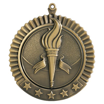 Star Medal - Victory Antique Award Trophy, 2"