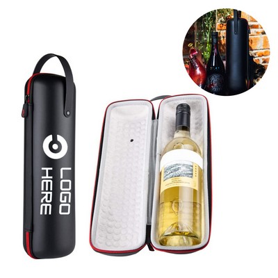 Eva Insulated Single Bottle Wine Tote Carrier