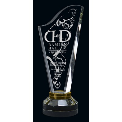 Harp - Gold, Award Trophy, 9"