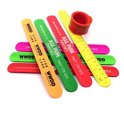 Silicone Slap Bracelet/ Wristband