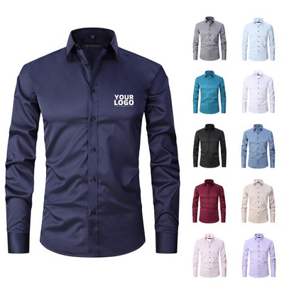 Mens Long Sleeve Business Shirt